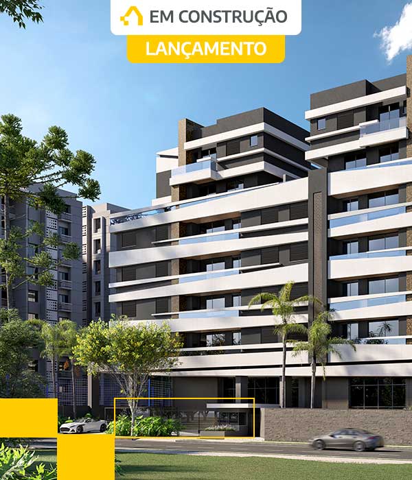 Fachada do El Arte Moradas Concepto, apartamentos de alto padrão no Ecoville em Curitiba